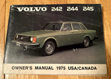 1975  Volvo 240 DL GL Owners Repair Book 244 242 245