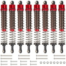 8Pcs Alu Oil Shocks Absorber Damper For 1/10 Tamiya Bullhead Super ClodBuster