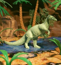 Marx 1971 Type I Trachodon Dinosaur, Waxy Light Green