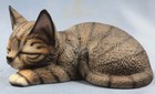 katze Katzenfigur Porzellanfigur porzellan figur cat gestromt royal presente