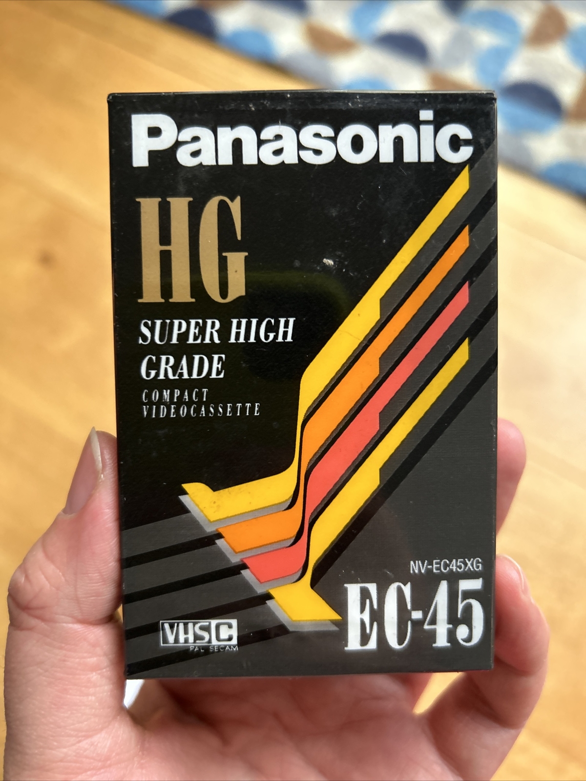 Panasonic HG EC-45 NV-EC45XG Camcorder tape for VHS-C - New Sealed