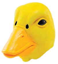 Duck Yellow Bird Animal Face Mask Easter Cosplay Fancy Dress Costume 