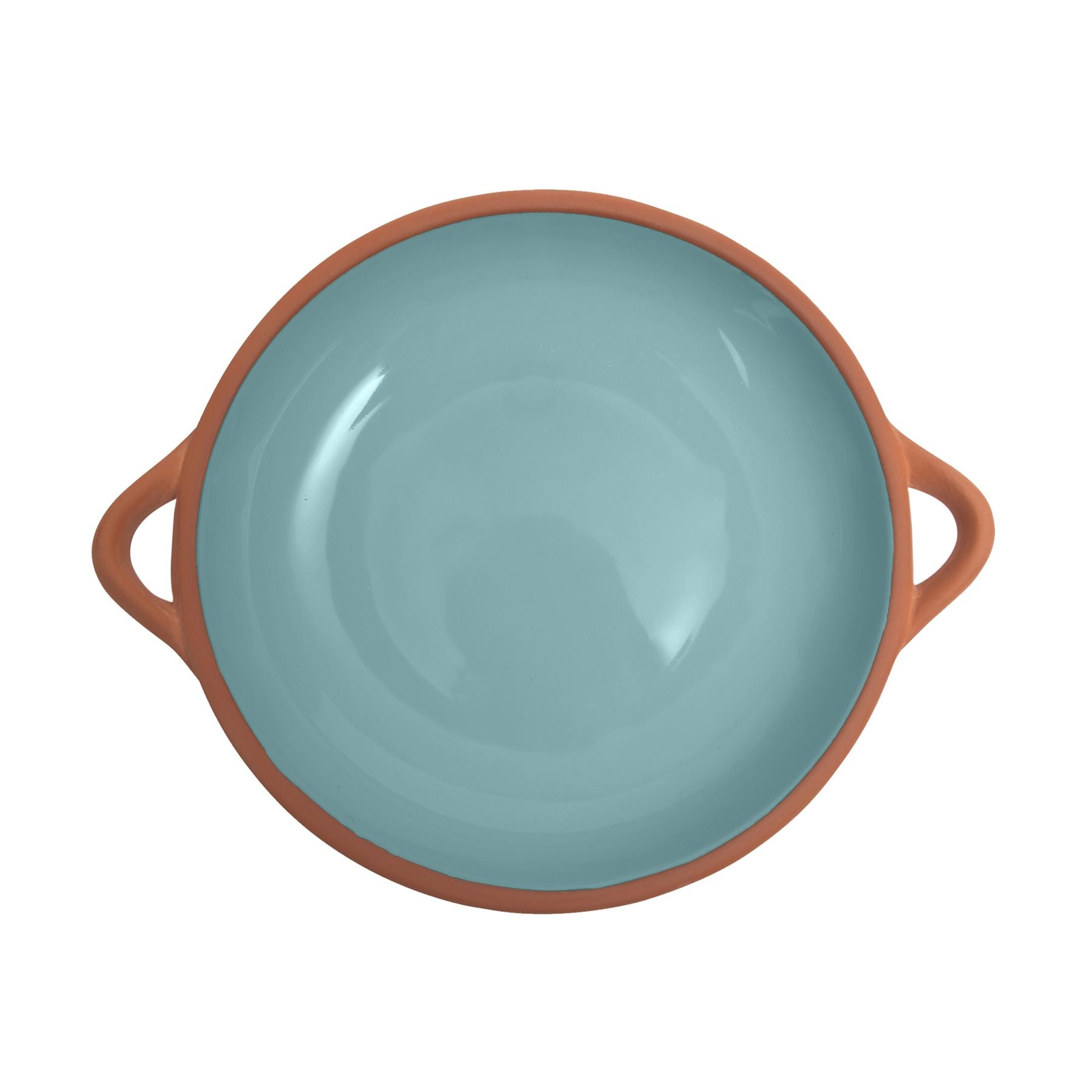 Dexam Sintra Terracotta Large Tapas Dish - Duck Egg Blue