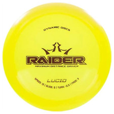 Dynamic Discs Raider - Lucid Plastic - 13 Speed Disc Golf Distance Driver