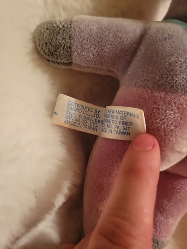 RARE Htf Vintage Sanrio Plush Hello Color 1985 Giraffe Stuffed Hello Kitty Toy - Picture 8 of 11