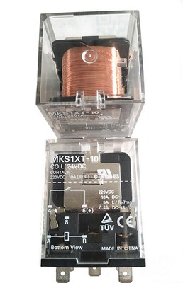 1PC  MKS1XT-10 24VDC Power Relay 10A  220VAC 5Pins #T7