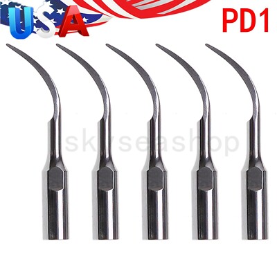 5pcs PD1 Dental Ultrasonic Scaler Tips Perio Fit Satelec DTE Handpiece Bc
