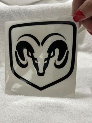 RAMS HEAD  decal for pick up truck owners - YOU PICK SIZE AND COLOR