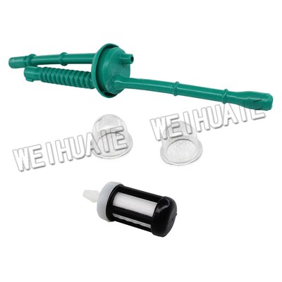 Fuel Line W Connector For Stihl Fs90 Fs100 Fs110 Trimmer 41803501402 Filter 608119990894 Ebay