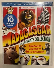 Madagascar The Ultimate Collection Blu-Ray Escape 2 Africa, 3, Penguins of