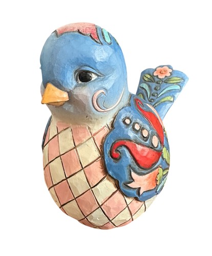 Jim Shore Heartwood Creek Blue Bird of Happiness OHNE BOX