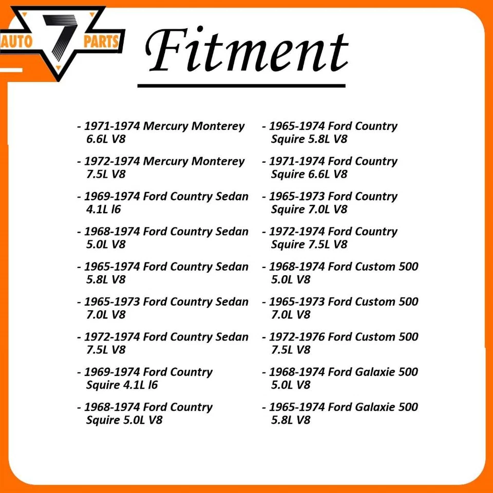 FCS Front Rear Shocks Absorbers for 1965-1974 Ford Country Sedan - Image 3 of 4