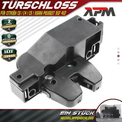Heckklappenschloss Heckklappe für Citroën C3 I C4 I C5 I Xsara Peugeot 307 407