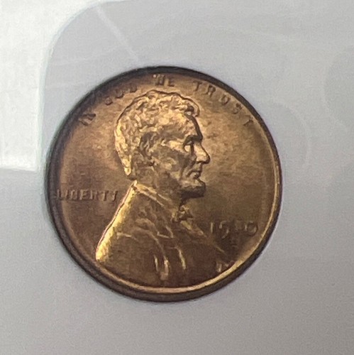 1910 S NGC MS62 RD Lincoln Wheat 1 Cent - Picture 2 of 7