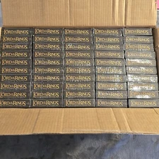 The Lord of the Rings: Fellowship of the Ring 2002 VHS Box Of 50 Tapes Sealed