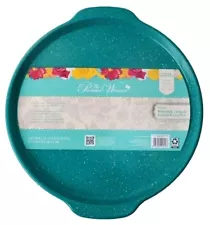 Pioneer Woman ~ 16" Round ~ Teal Speckle ~ TIMELESS ~ Non-Stick ~ Pizza Pan