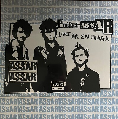 Product Assar - Livet Ar En Plaga Rare Vinyl LP Swedish Punk 1983 Hardcore
