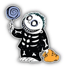 The Nightmare Before Christmas Cartoon Sticker Bumper Decal - ''SIZES''