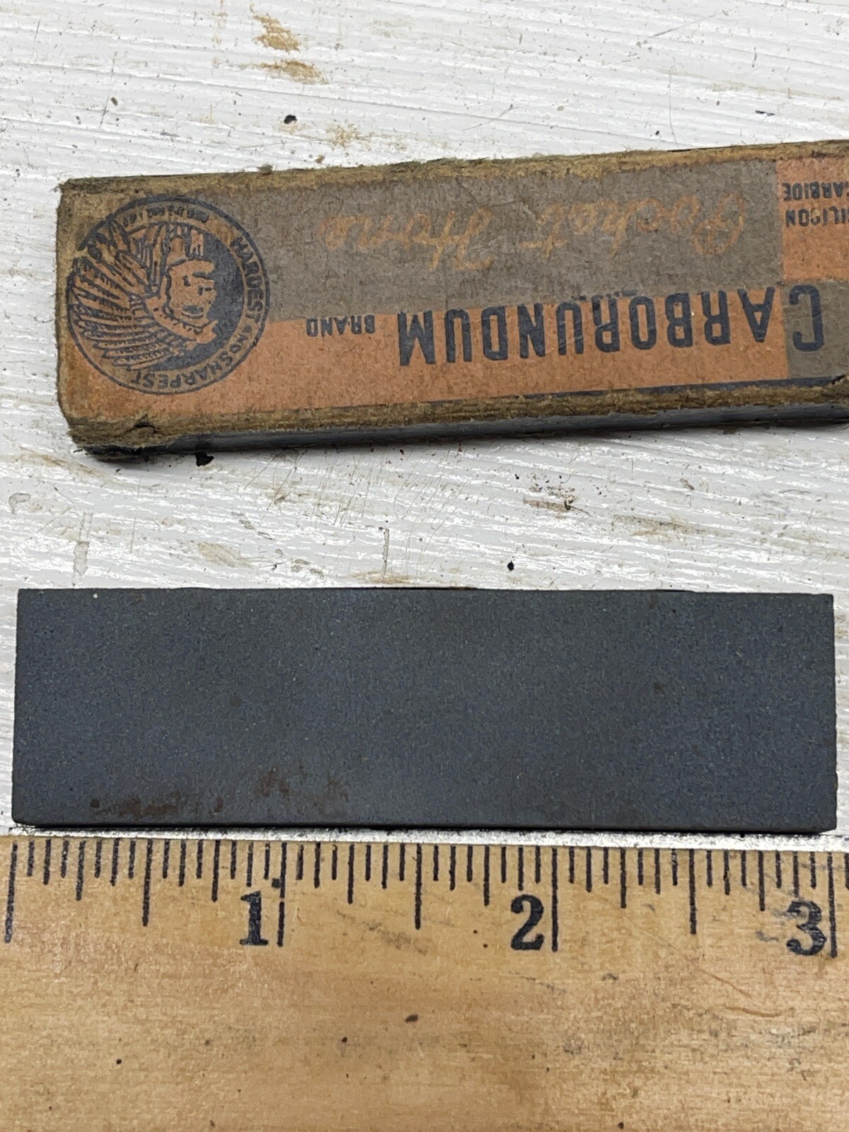 Vintage Carborundum Sharpening Stone No. 149 Pocket Hone Silicon ...
