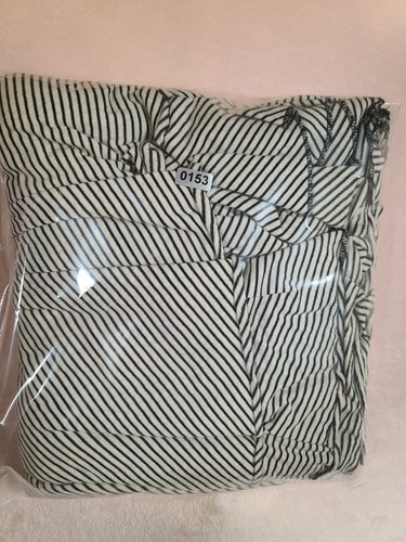 NWT RL Lauren Ralph Women Striped Ruffle Dress 3/4 Sleeve Scoop Neck Size XL - Picture 10 of 10