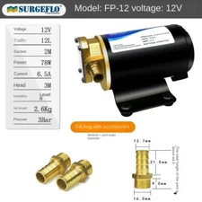 FP-12 12V DC Mini Self-priming Gear Gasoline Gasoline Diesel Engine Oil Pump