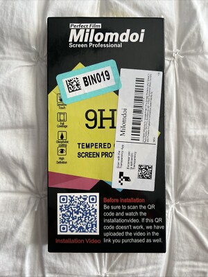 Milomdoi 3+3 Pack Tempered Glass Screen Protector For Google Pixel 7 Pro