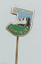 CLIMBING MOUNTAINEERING CROATIA - PD JAPETIC - SAMOBOR pin badge KASUN 1960s