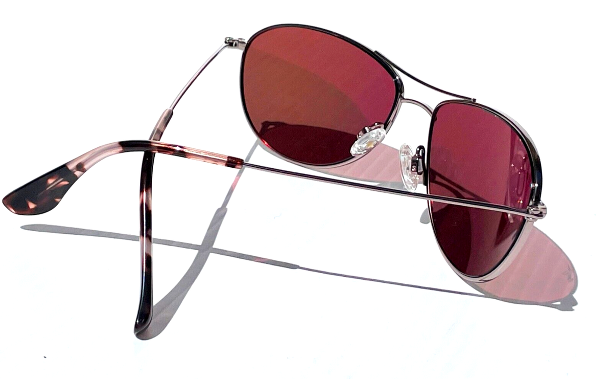 NEW Maui Jim BABY BEACH Rose Gold POLARIZED Sunrise Pink 