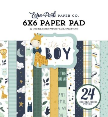Echo Park Double-Sided Paper Pad 6"X6" 24/Pkg It's A Girl