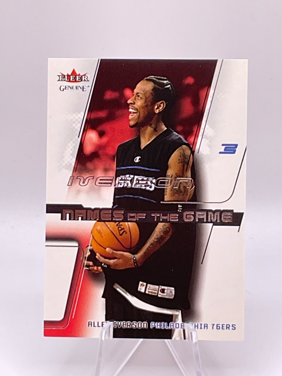 Allen Iverson 2002-03 Fleer Genuine Names of the Game #NG6 HOF