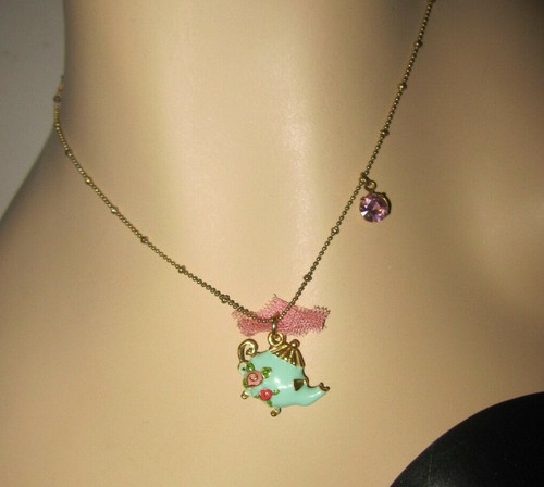 saturn pearl necklace betsey johnson