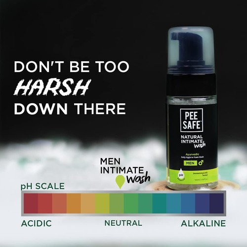 Natural Intimate Wash for Men with Ayurveda Extracts 100 ml Daily Hygiene pH Bal - Picture 5 of 8