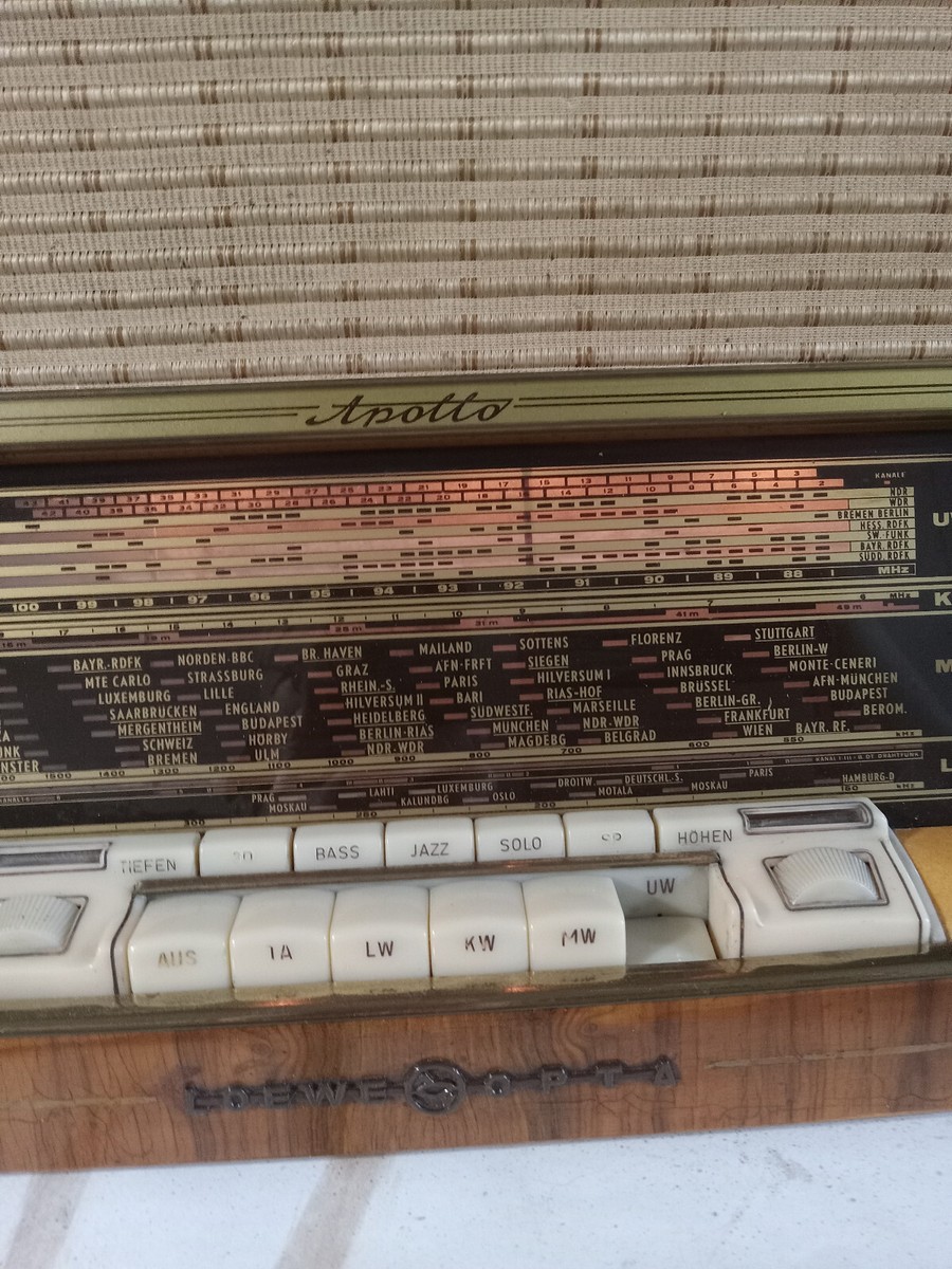 Vintage Loewe Opta Apollo 2761W German Tube Radio | eBay