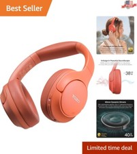 Hybrid ANC Wireless Bluetooth Headphones, 60H Playtime, Deep Bass Comfort Fit