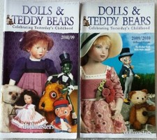 DOLLMASTERS CATALOGS PAIR/2 DOLLS  TEDDY BEARS 2008/2009  2009/2010