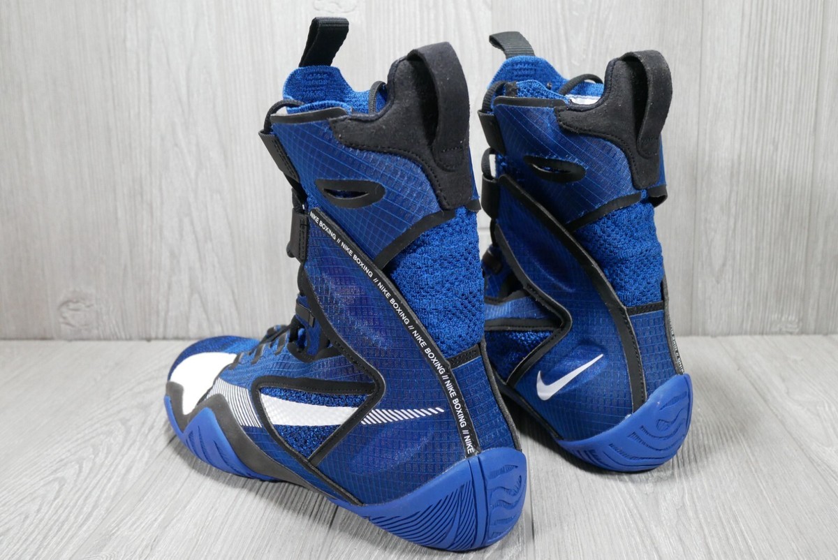 New Nike HyperKO 2 Boxing Shoes Game Royal/Black-White Mens New Nike HyperKO 2 Boxing Shoes Game Royal/Black-White Mens