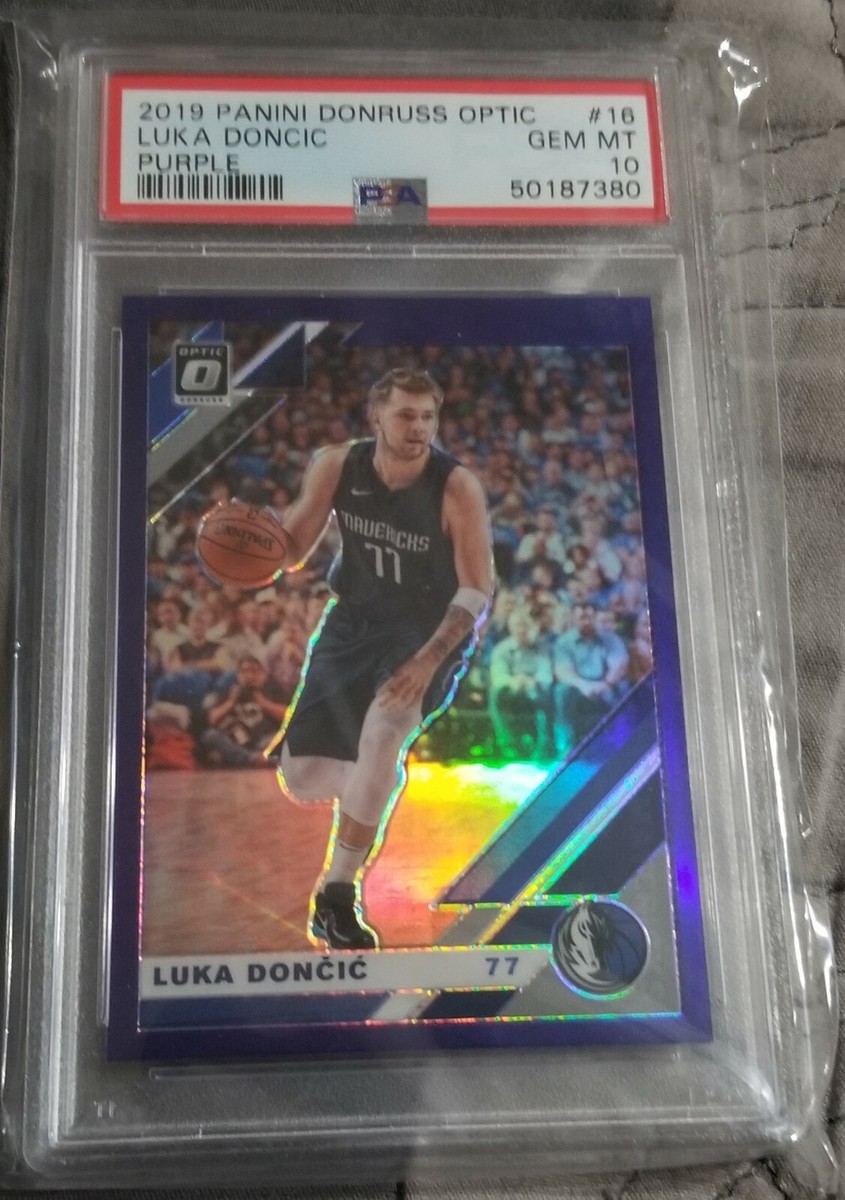 その他 2019 Optic NBA Luka Doncic PSA 10 2019 Panini Donruss Optic Purple Prizm #16 Luka Doncic PSA