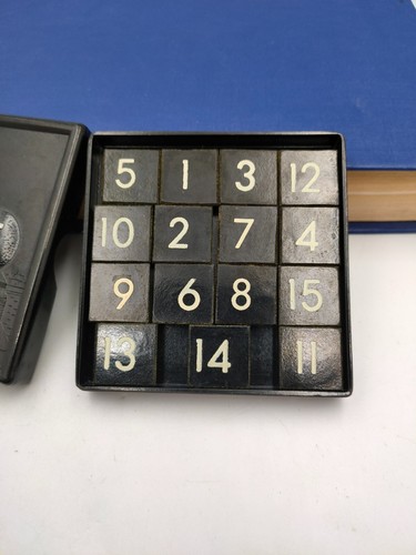 Logic Puzzle 15 Number Slide Game Brain Teaser Soviet Games Fifteen USSR - Picture 4 of 6