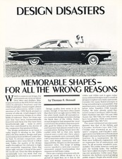 Ford EXP Edsel AMC Pacer 1986 Buick Original Car Review Print Article J436