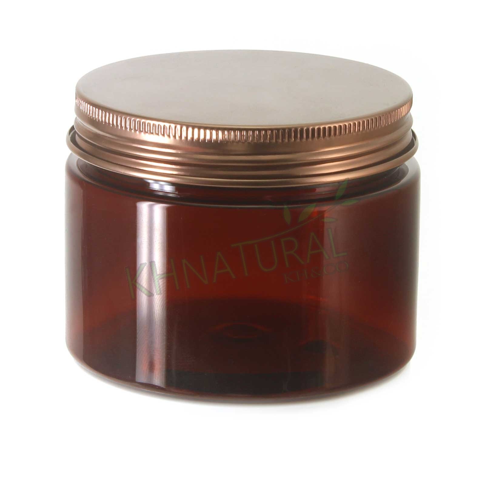 5oz 150ml Amber PET Jars w/ Cap Plastic / Metal Screw Lid Empty Cream Cosmetic Klasyczna popularność, ograniczona wyprzedaż