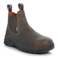Perf Brands PB271 BRANDON PRO DEALER SAFETY TOE BOOTS FREE 3ps £9 SOCKS Brown