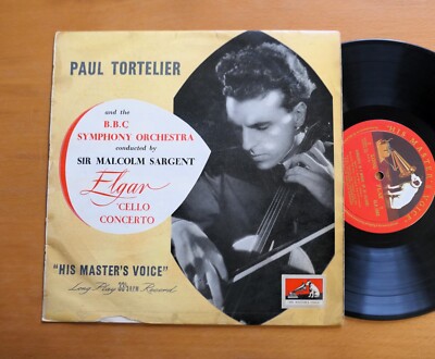 BLP 1043 Elgar Cello Konzert Paul Tortelier Malcolm Sargent 10'' HMV Vinyl