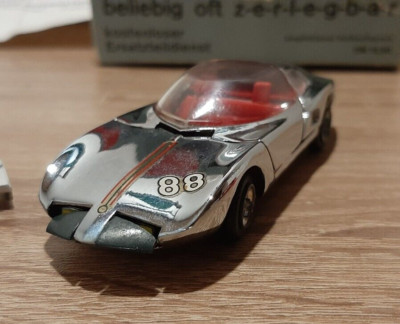 2 Modellauto 2Tekno  (Walco International) Monza GT 1/43  silber und weiss
