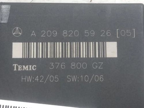 A2098205926 Modulo Electronico para MERCEDES-BENZ CLK (BM 209) COUPE * 6369637 - Imagen 4 de 4