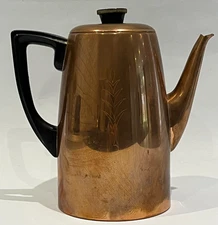 VINTAGE SONA WARE COFFEE POT COPPER OVER ALUMINIUM STRATFORD-ON-AVON