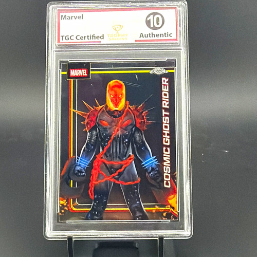 Topps 2023 Topps Chrome Marvel Cosmic Ghost Rider #108 TGC 10 Graded