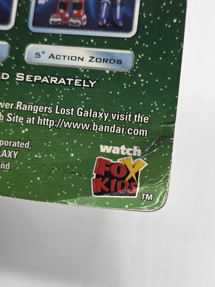 POWER RANGERS LOST GALAXY BLUE ARMORED FIGURE #4313  1999 BANDAI SABAN'  - Image 4 of 4