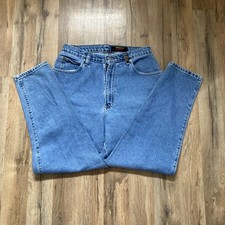 VINTAGE 90s Sasson Mom Jeans High Waisted Women s Size 13 / 14 Light Wash