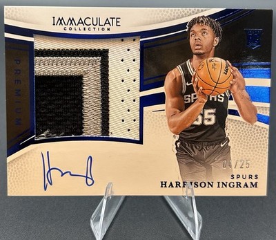 2024-25 Immaculate Harrison Ingram #PPA-HIG 425 Premium Patch Auto Rookie RC