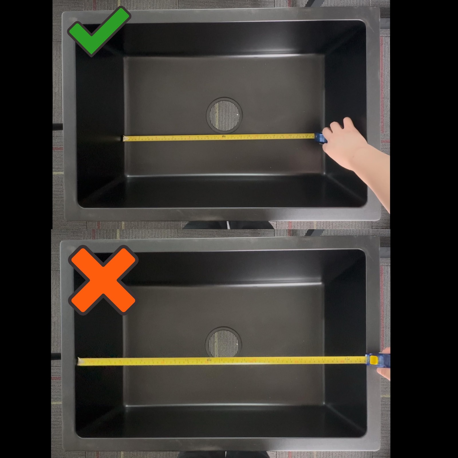 Zeesink Sink Protectors for Kitchen , Grid, Grate Size 24 13/16 X with Center